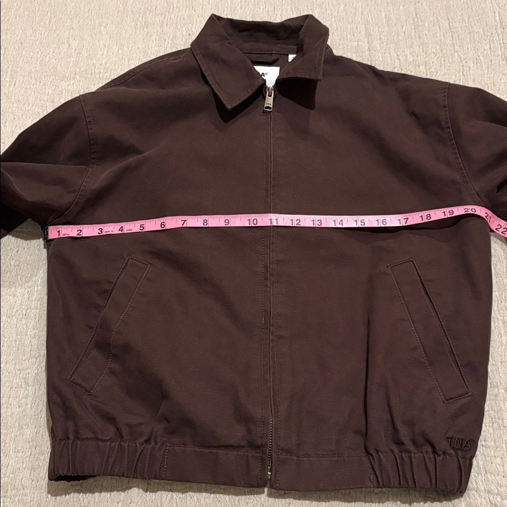 ARITZIA Tna Caddie Blouson Jacket in Rich Brown - Picture 10 of 10